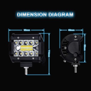 Đèn trợ sáng C6 60W  - 20 LED mới 2021