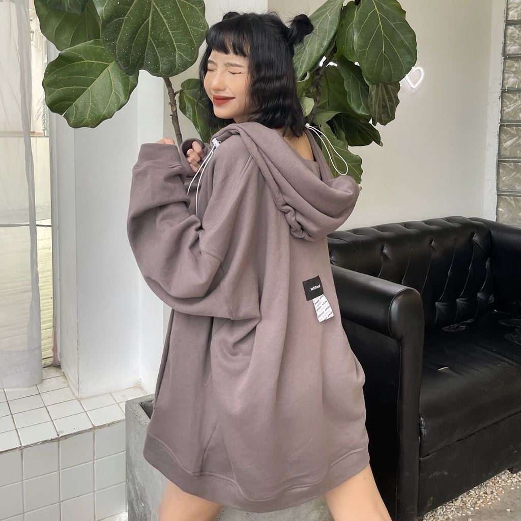  HOODIE FULLZIP "STORY" DEEP TAUPE | BigBuy360 - bigbuy360.vn