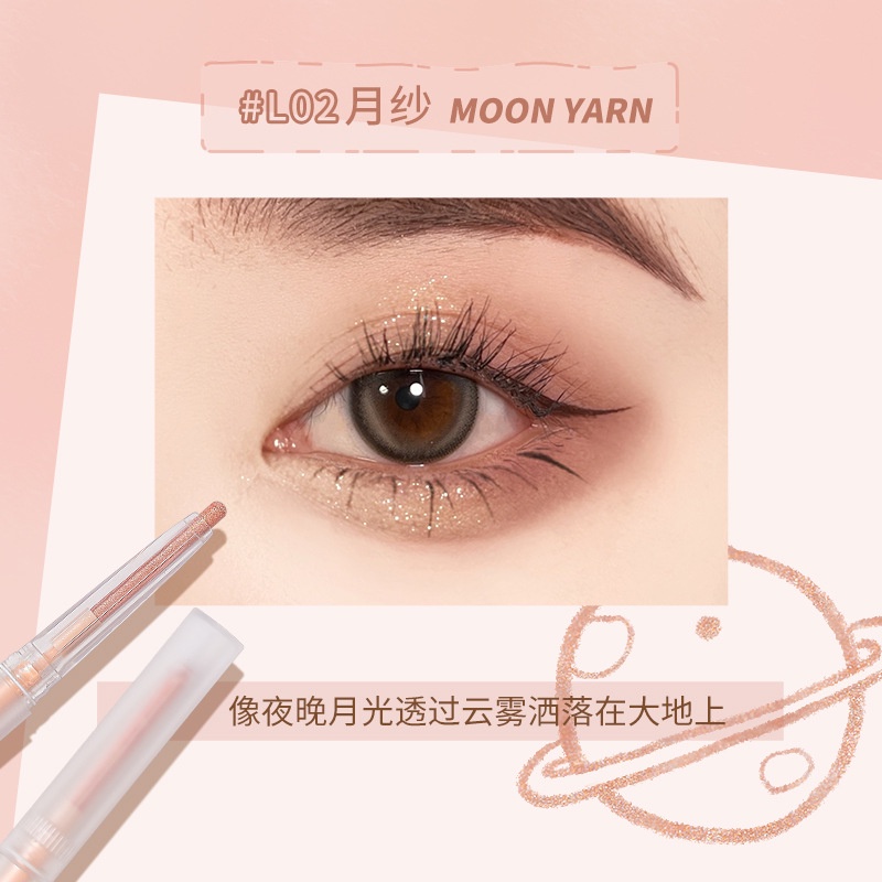 Bút Nhũ Kẻ Bọng Mắt Lấp Lánh Bám Màu Tốt Chống Thấm Nước GOGOTALES GT358