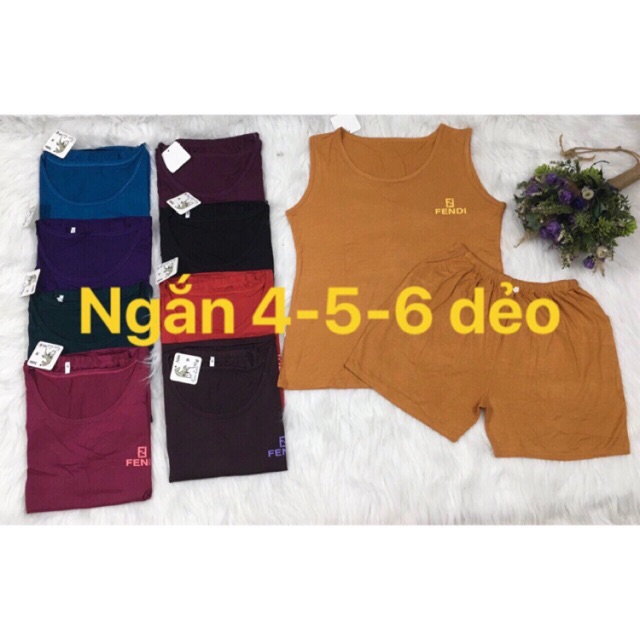 Đồ bộ thun cotton dẻo sát nách