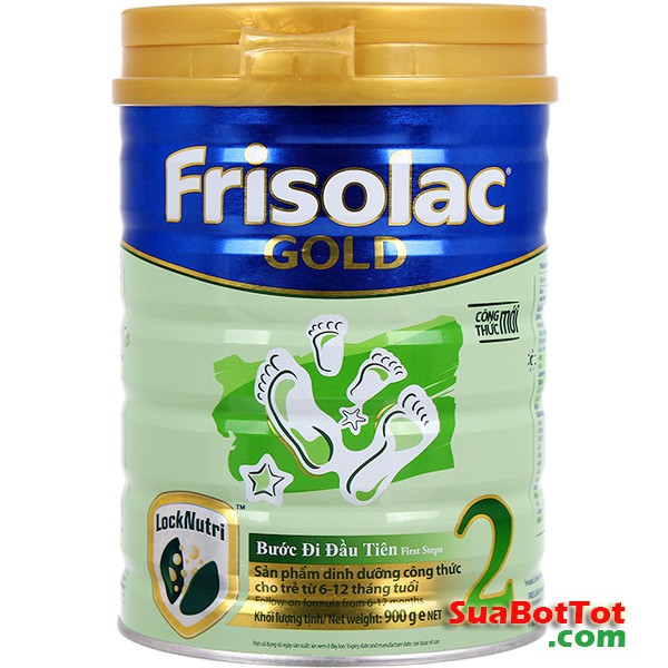 Sữa Frisolac Gold 2, 900g, Hà Lan FrieslandCampina.