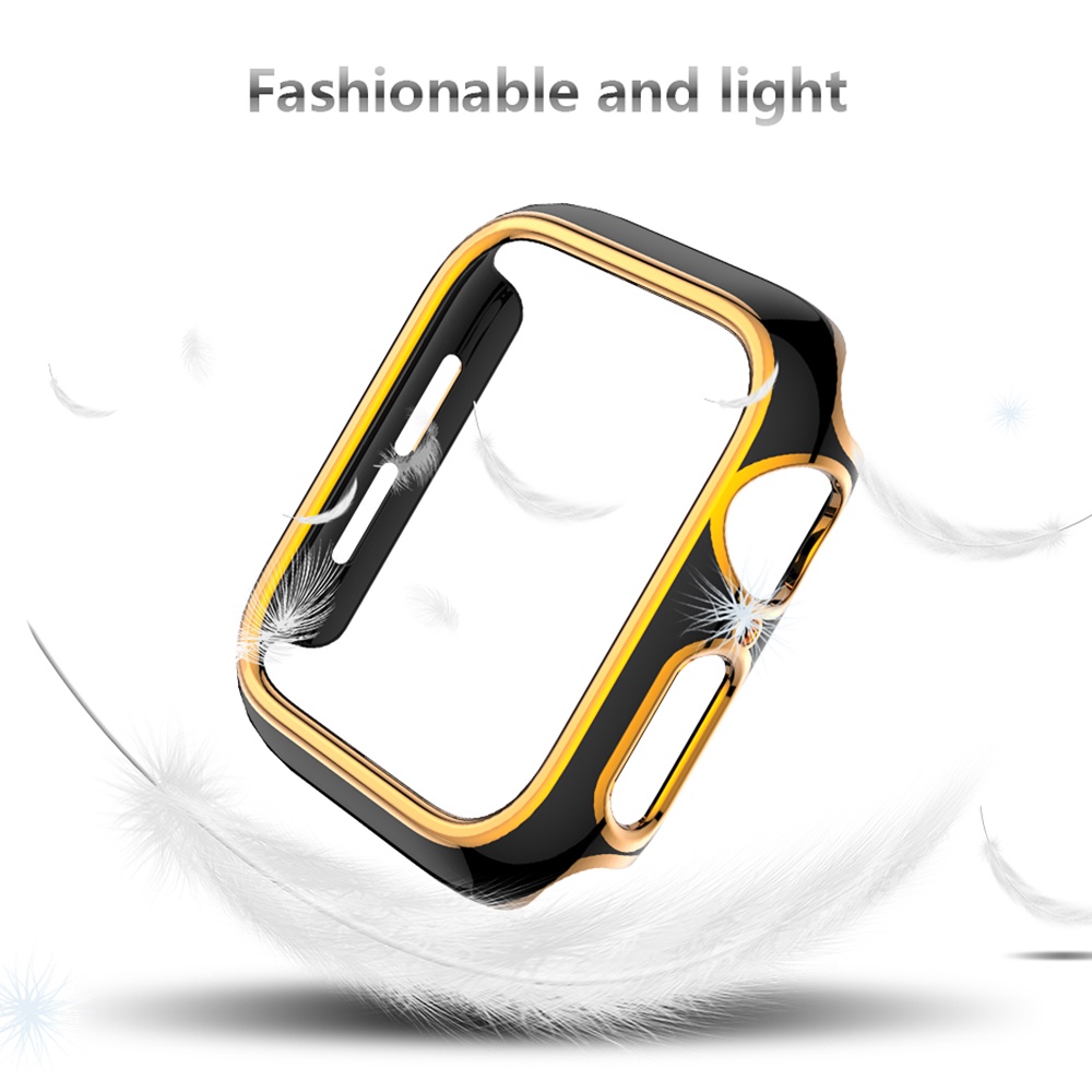 Ốp Bảo Vệ Bằng Nhựa Cứng Cho iwatch 7 series 6 se 5 4 3 41Mm 45mm 40mm 44mm 42mm 38mm