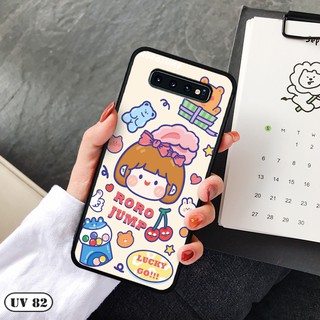 Ốp Samsung Galaxy S10/ S10 Plus - lưng nhám viền dẻo ngộ nghĩnh
