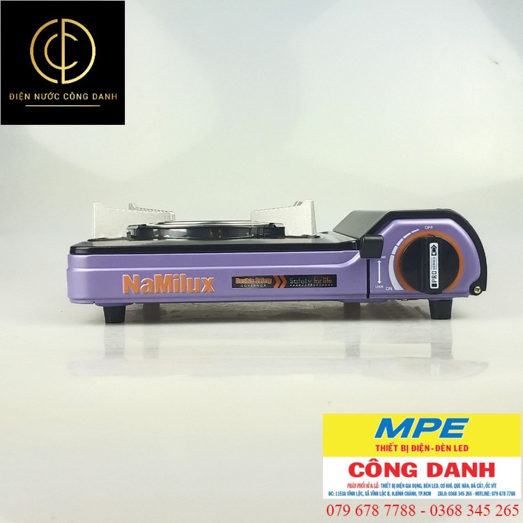 Bếp Ga Bếp Gas Mini Namilux 2S Chống Cháy Nổ PL-2021PF - Hàng Chính Hãng
