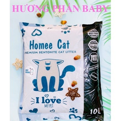 CÁT VỆ SINH CHO MÈO HOMEE CAT 10L (7KG)