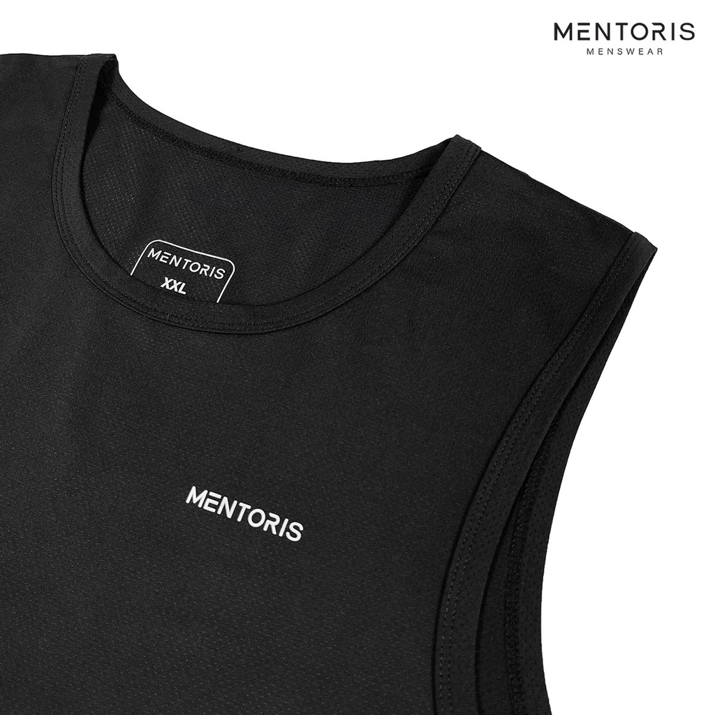 Áo ba lỗ nam MENTORIS thể thao mềm mịn co giãn phù hợp tập gym chơi thể thao năng động thoải mái nhiều màu MTT2201