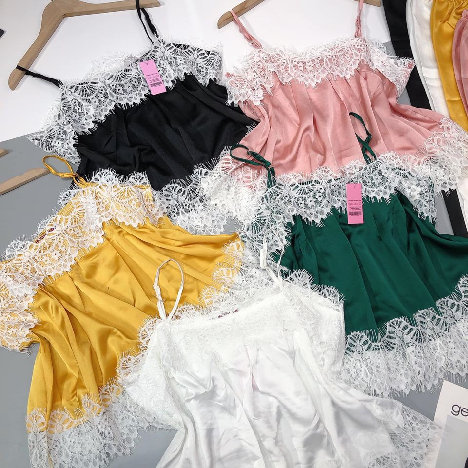 Bộ Lụa Ren 2 Dây Cực Đẹp
