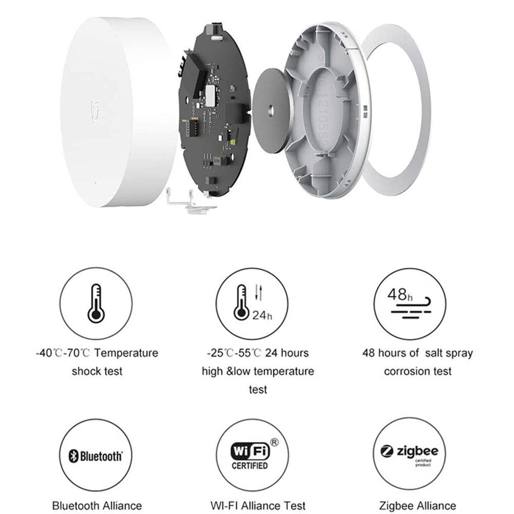 Bộ Thiết Bị Điều Khiển Thông Minh Xiaomi Mijia Gateway Zigbee 3.0 Bluetooth