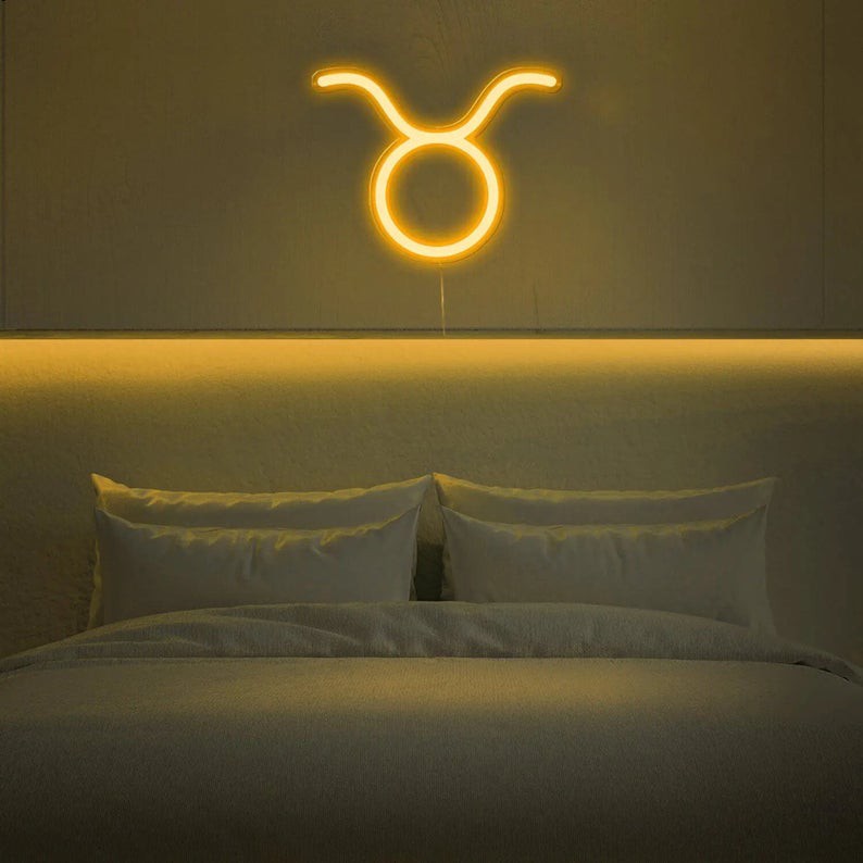 Đèn led Neon trang trí hình Cung Hoàng Đạo| Đèn neon trang trí phòng ngủ, treo tường
