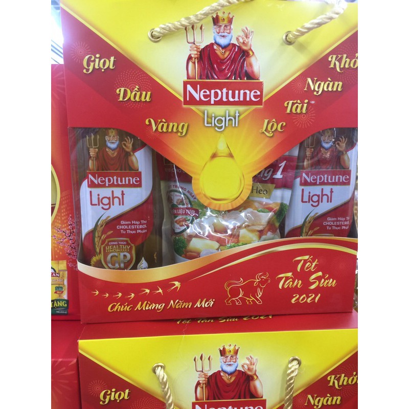 lô 2 chai dầu ăn neptune 1 lít