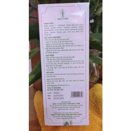SIÊU XÓA MỤN NÁM  Bách Y Sâm 02 Plus Bạch Linh bách Y Sâm 100ml Mẫu Mới