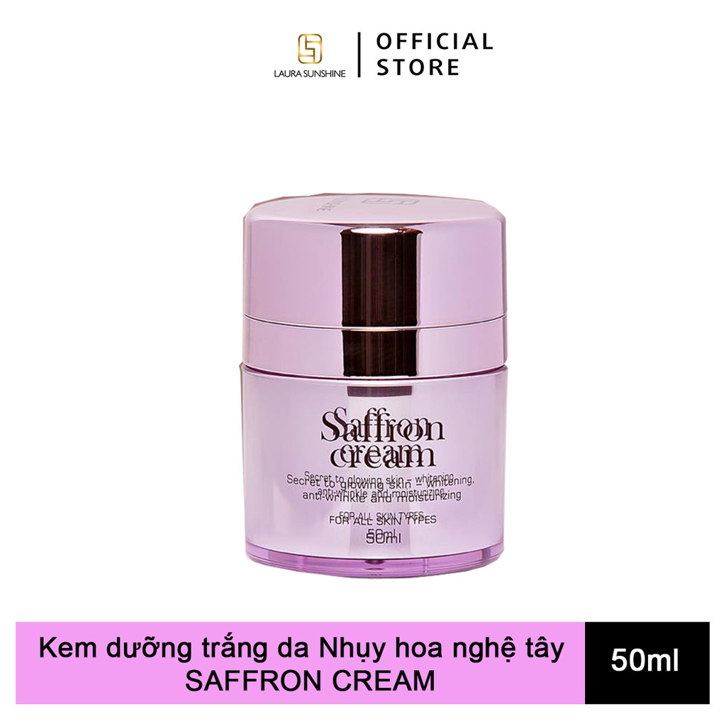 Kem dưỡng trắng da tinh chất Nhụy hoa nghệ tây Laura Sunshine Saffron Cream Nhật Kim Anh 50ml