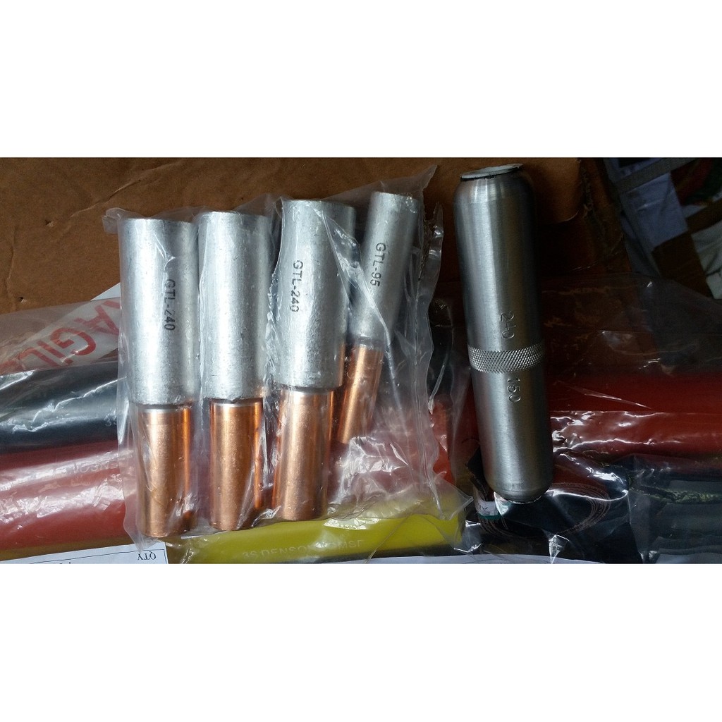 ỐNG NỐI NHÔM LỆCH ĐỂ NỐI CÁP NHÔM LỚN 150-240mm2 SỬ DỤNG TRONG ĐIỆN CÔNG NGHIỆP VÀ DÂN DỤNG