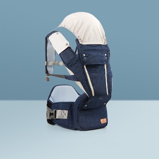 Địu Em Bé Chống Cong Chân Kèm Vải Che Nắng Điều Chình Góc Ngồi- Crowned Love