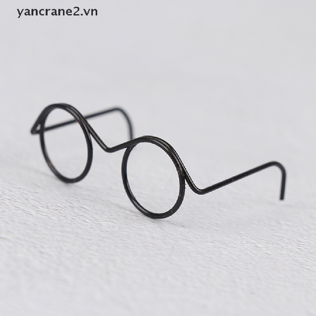 Set 10 Mắt Kính Không Gọng Tròn Thời Trang Cho Búp Bê 30cm yancrane2.vn