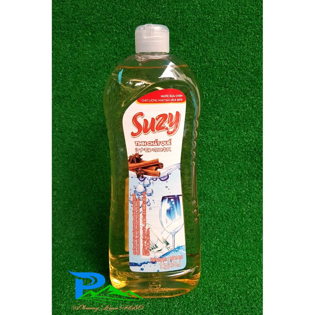 Nước rửa chén Suzy tính chất quế - chất lượng Nhật Bản - Chai 1kg
