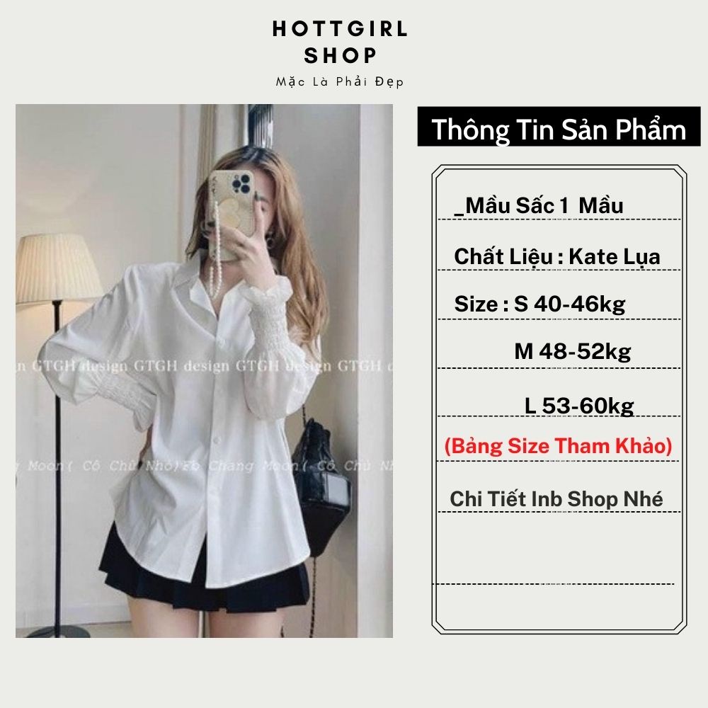 Áo sơ mi trắng bo tay xinh xắn đi làm đi học đều okela nhá ce,thiết kế độc quyền hottgirl shop mẫu mới 2021 | BigBuy360 - bigbuy360.vn