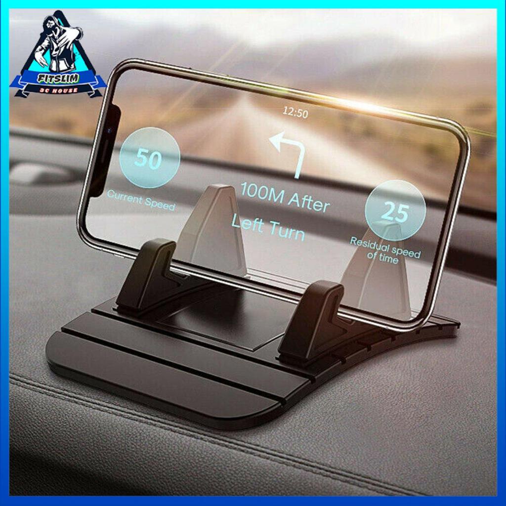 Giá Đỡ Điện Thoại / Gps Bằng Cao Su Chống Trượt Tiện Dụng Cho Xe Hơi