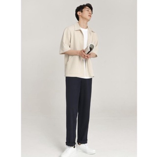 Quần Baggy Kaki unisex FABIS Basic nam nữ cạp chun ống rộng phong cách Hàn Quốc ulzzang QD20