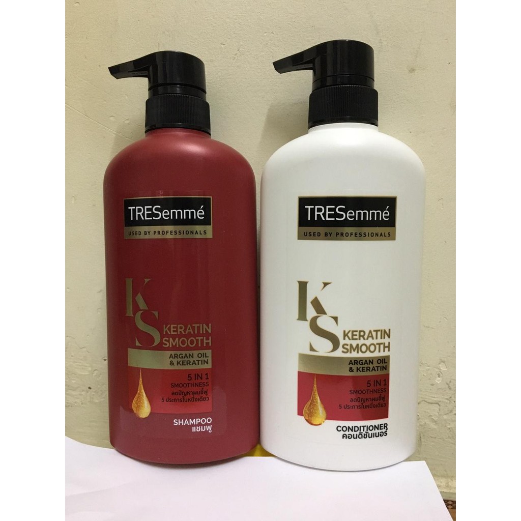 COMBO DẦU GỘI 450ml và DẦU XẢ 450ml Tresemme Thailand