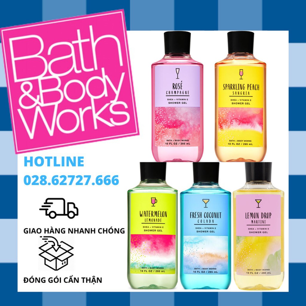 [Đủ Mùi] Sữa Tắm Toàn Thân Bath &amp; Body Works Shower Gel (295ml)