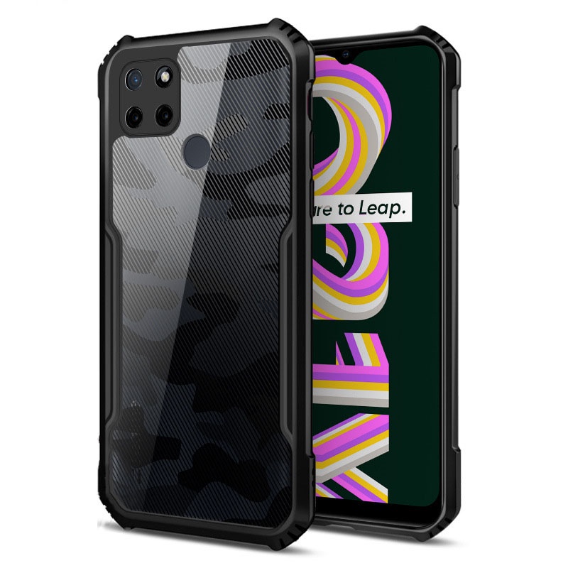 Ốp Điện Thoại Cứng Chống Sốc Chống Rơi Họa Tiết Rằn Ri Cho OPPO Realme C21Y C12 C25 C25S Narzo 20 30A C15 C20 C20A C11 2021 C21