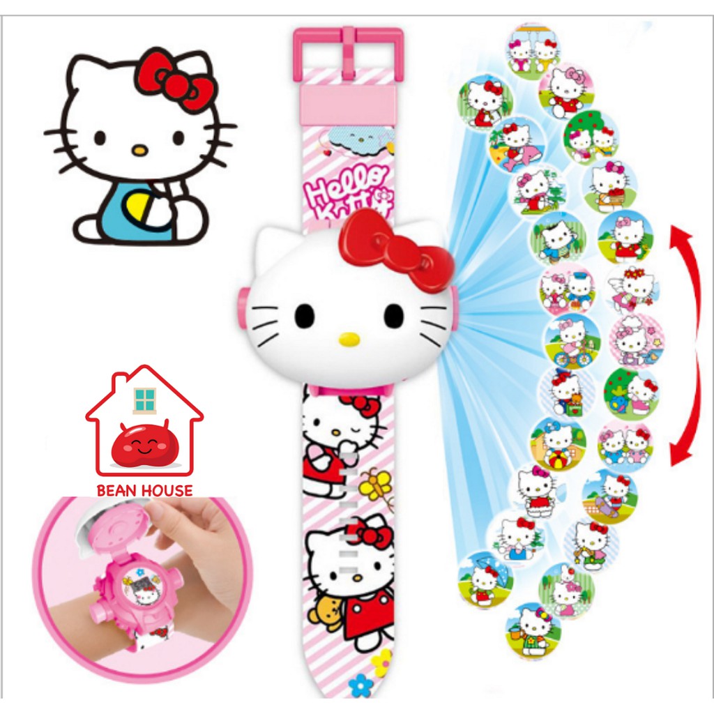 Đồng hồ bé gái  chiếu  24 hình ngựa công chúa  3D Siêu đáng yêu | BigBuy360 - bigbuy360.vn