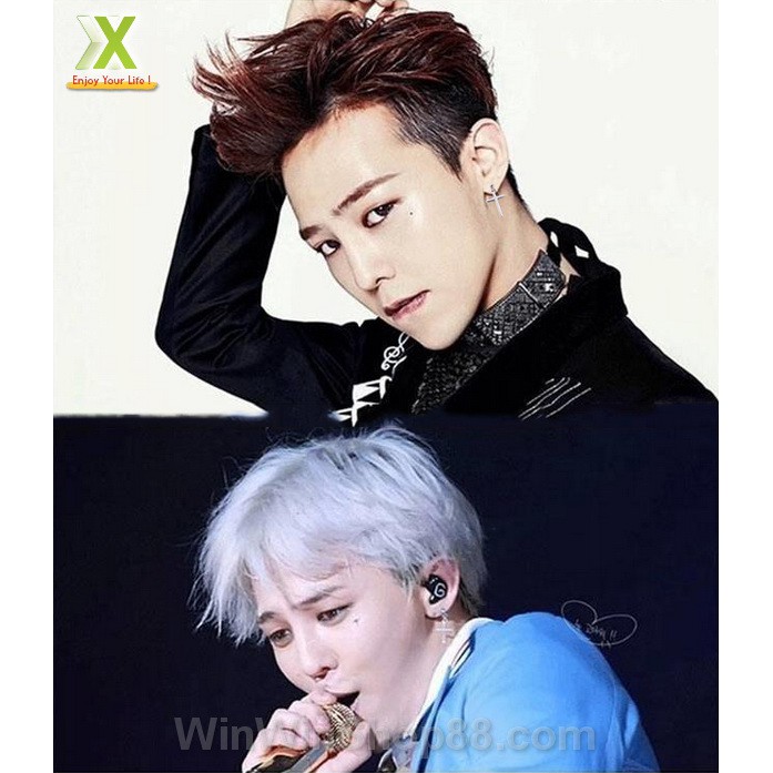 Khuyên tai G Dragon BT23 bông tai nam thời trang hàn quốc 2020 Andhere