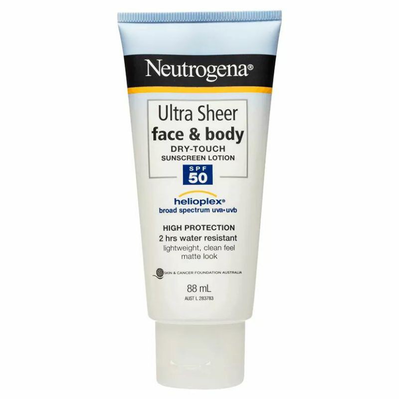 Kem chống nắng Neutrogena Ultra Sheer Face & Body Lotion SPF50 88ML