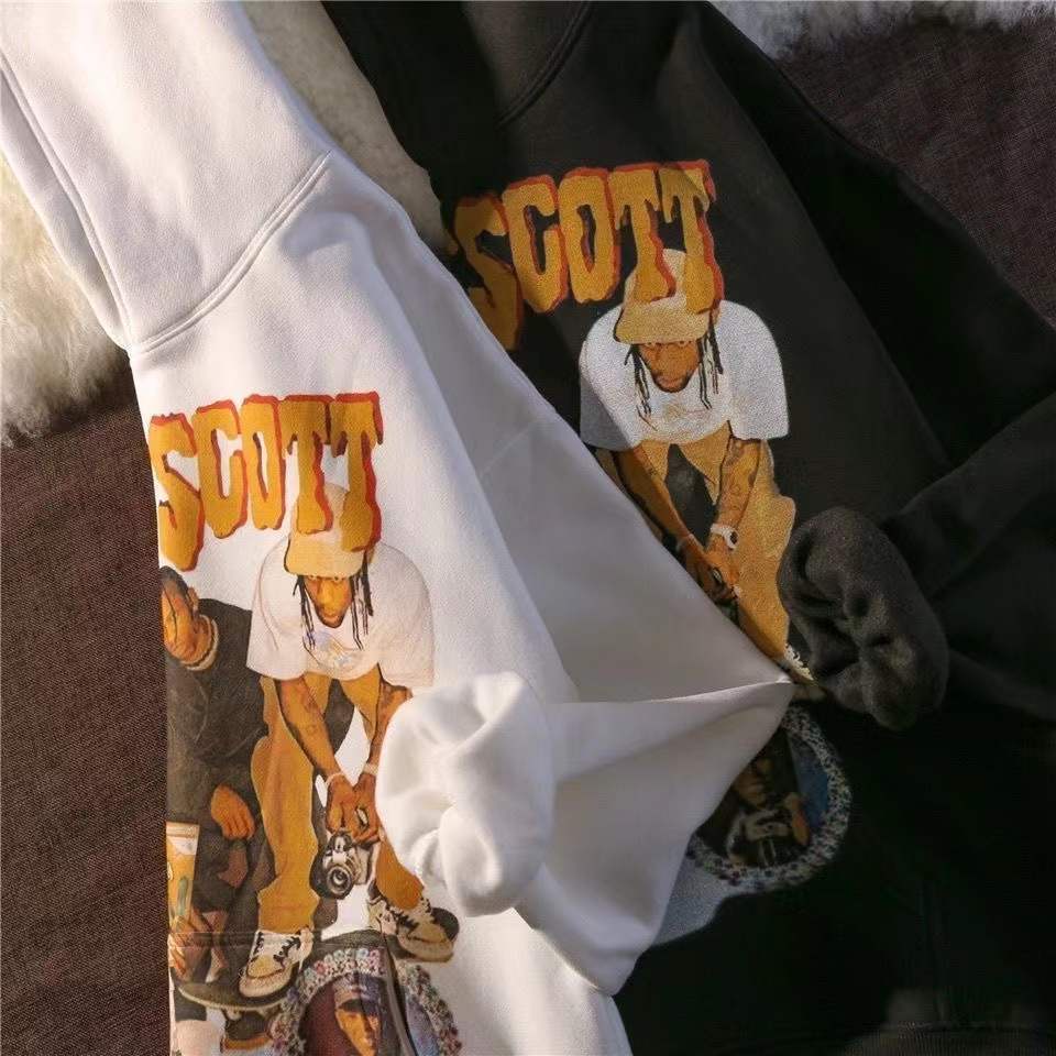 Áo Khoác Hoodie Dáng Rộng Phong Cách Hip Hop Âu Mỹ Thời Trang Xuân Thu Cá Tính Cho Nam