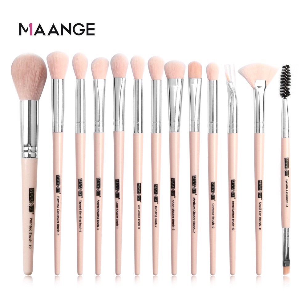 Bộ Cọ Trang Điểm MAANGE Sử Dụng Chuyên Nghiệp（13Pcs）