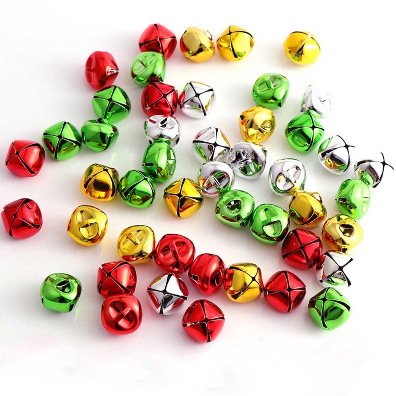 Set 300 Chuông Kim Loại Nhiều Màu Sắc Dùng Để Trang Trí Giáng Sinh