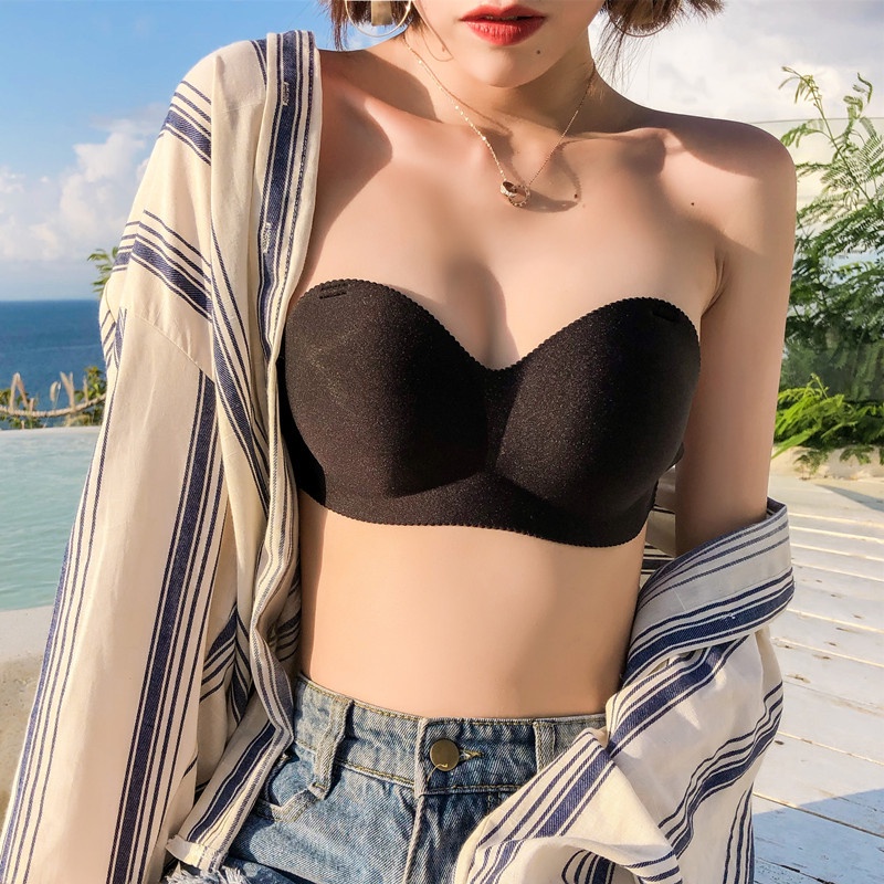 Áo Ngực Không Dây Không Gọng Nâng Ngực Tàng Hình Chống Trượt Dành Cho Nữ