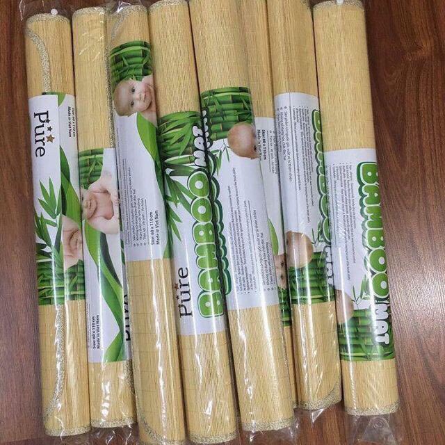 Chiếu Tre Nhỏ Cho Bé Bamboo Kích Thước 60x120cm