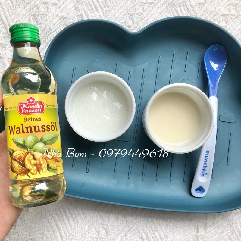 Dầu ăn Gia vị ăn dặm cho bé từ 6m - Dầu óc chó / Tương / Mắm / Cải / Olive / Mè / Macca / Hạt chia nhà bum lienlebc