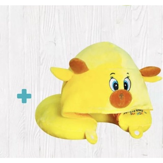 Gối choàng cổ con hươu có nón