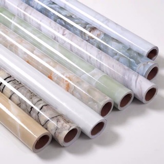 5m Decal giả đá chống nước 💦 chịu nhiệt cho nhà bếp , khổ rộng 60cm( keo dán sẵn)