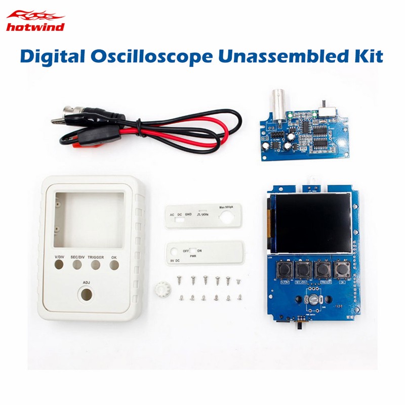 Bộ dao động kỹ thuật số tự lắp ráp HW DSO-SHELL DSO150 15001K kèm P6100 BNC