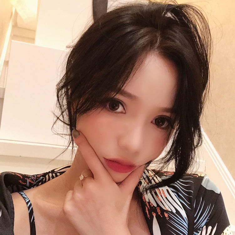 Mái Tóc Giả Bằng Lụa Thật Tự Nhiên Không Đường May Cho Nữ