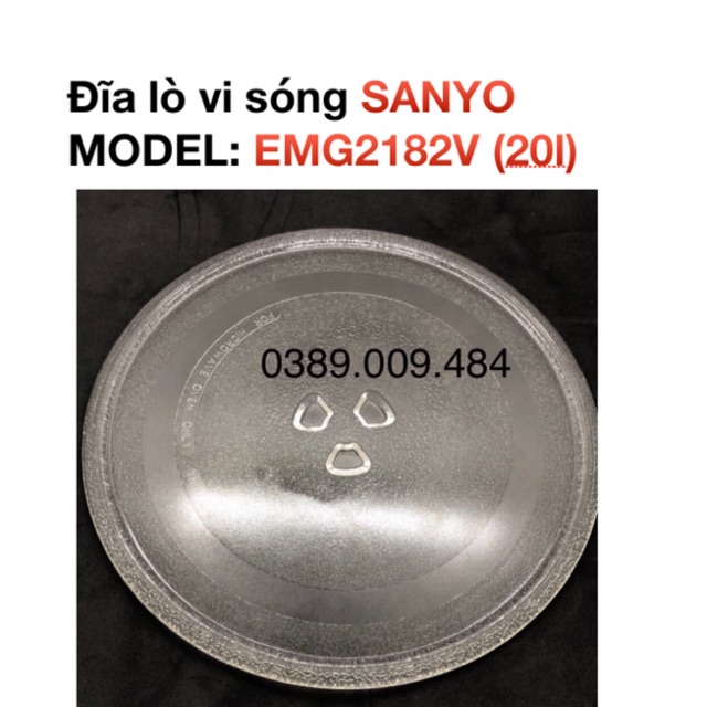 Đĩa quay lò vi sóng Sanyo EMG2182V (20 lít)