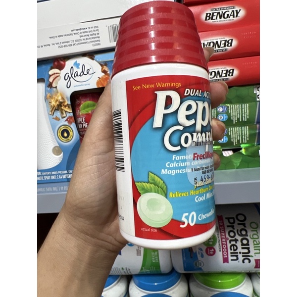 Pepcid complete mỹ giảm chứng ợ nóng, hỗ trợ dạ dày