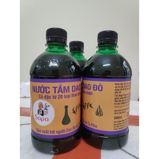 Nước tắm Dao Đỏ - (dành cho người lớn chai 500ml)