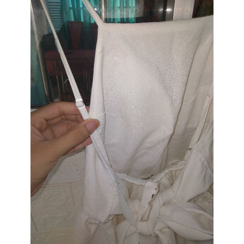 đầm maxi trắng