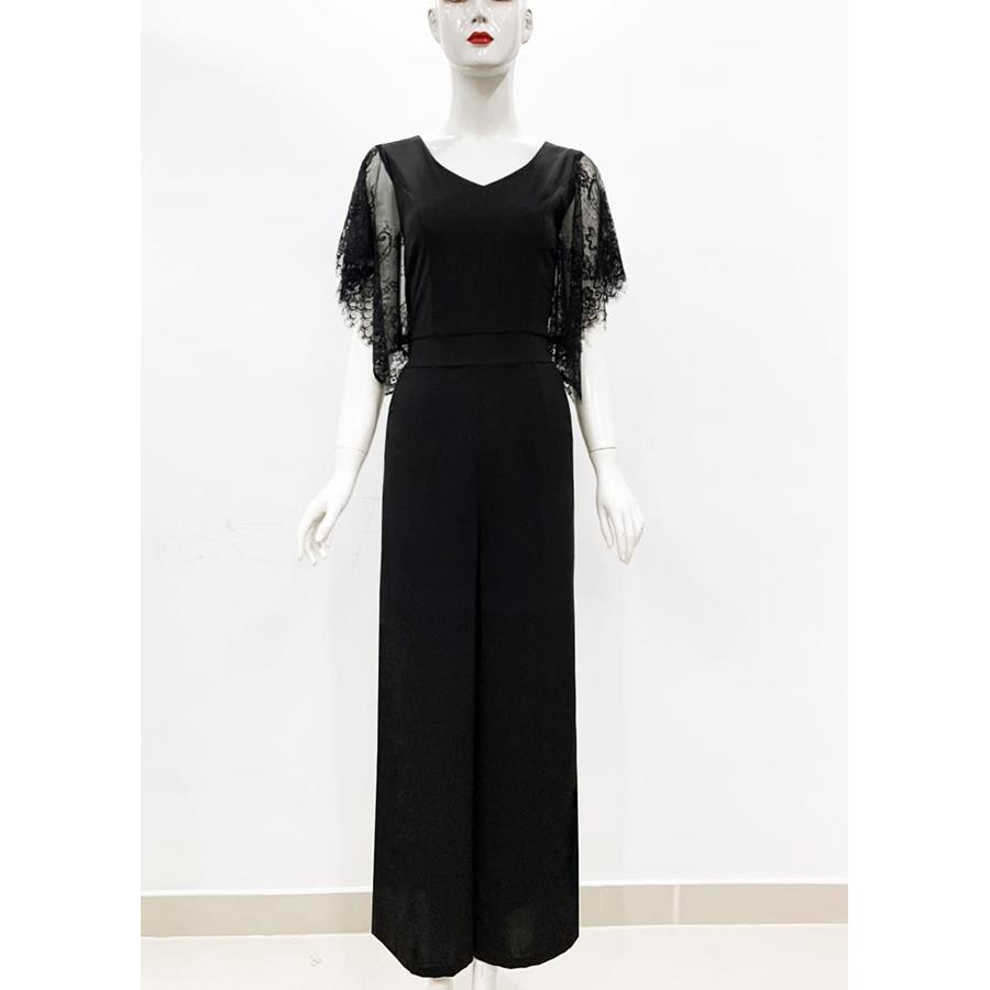 HÌNH THẬT – JUMSUIT DẠO PHỐ KIỂU JUMPSUIT CÔNG SỞ CỔ TIM TAY CÁNH TIÊN ROMI 3262