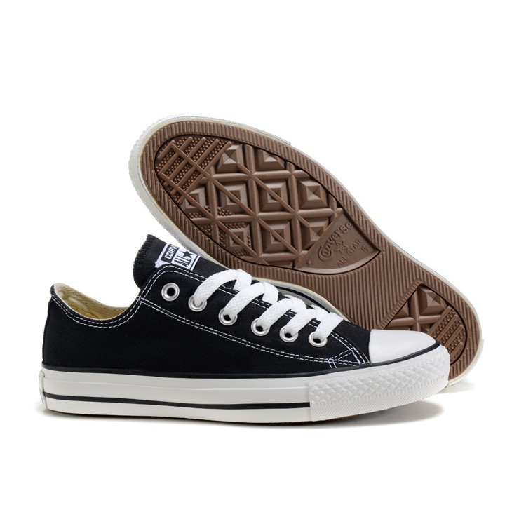 Giày Vải Canvas Phối Da Màu Đen Thời Trang Cho Nam Và Nữ 101 - All Star Chuck Taylor 2