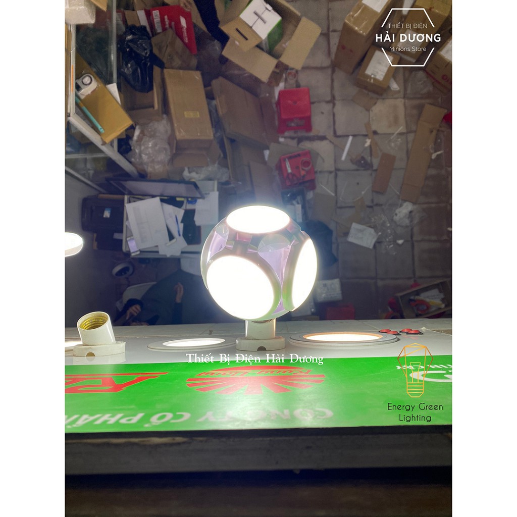 Combo 10 Bóng đèn 40w 4 cánh hình quả bóng