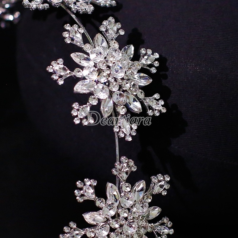 Cài tóc nữ đính đá tinh xảo phong cách retro thời trang