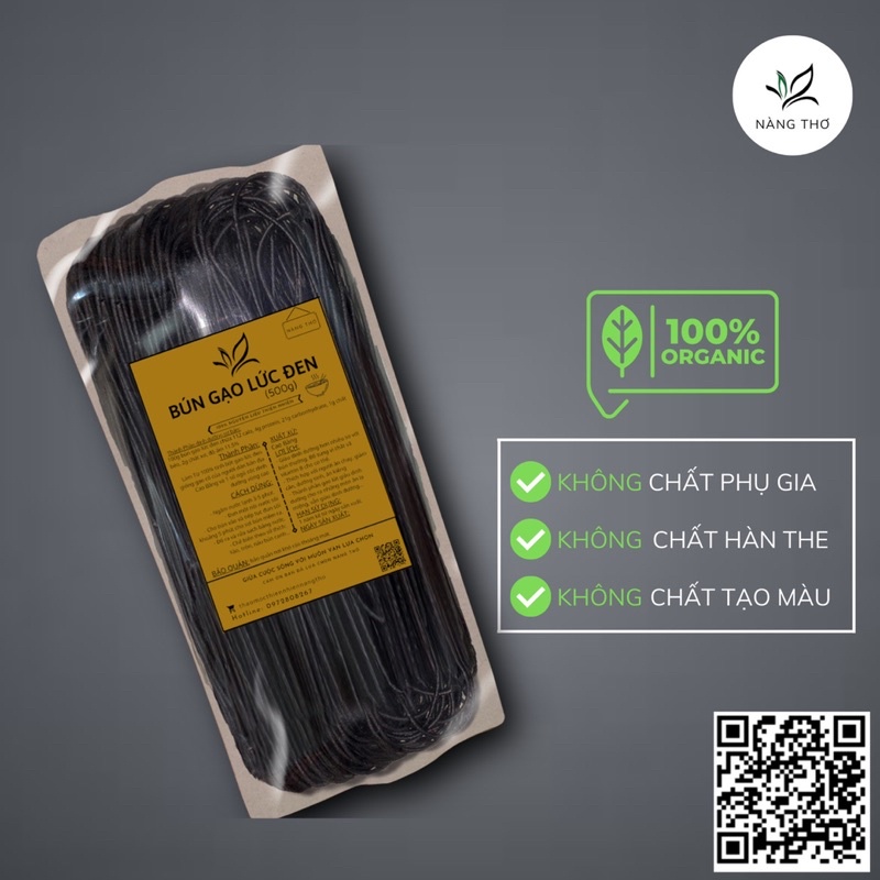 ĐẶC SẢN BÚN GẠO LỨC ĐEN giảm cân/ ăn kiêng 1000gr - 100% từ thiên nhiên