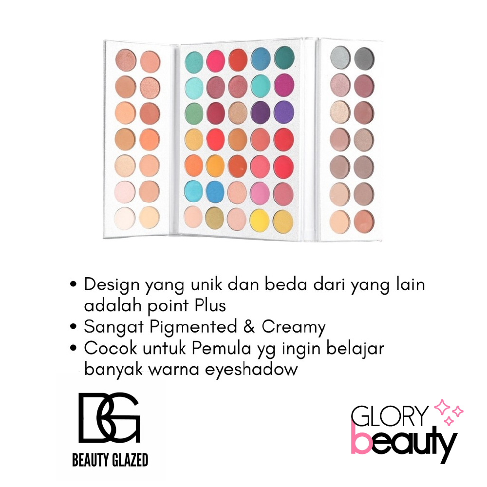 (Hàng Mới Về) Bảng Phấn Mắt Beauty Glazed 63 Màu Sắc Kết Hợp Thời Trang | BigBuy360 - bigbuy360.vn