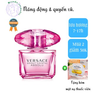 Nước hoa versace bright crystal absolu, nước hoa thơm lâu quyến rũ